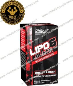 LIPO 6 BLACK 120 CAPS 60 SRVS NUTREX