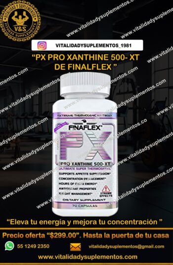 PX FINALFLEX PRO XANTHINE 500-XT 70 CAPS